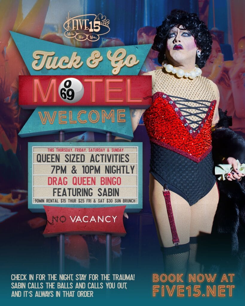 Friday & Saturday Drag Queen Bingo with Sabin