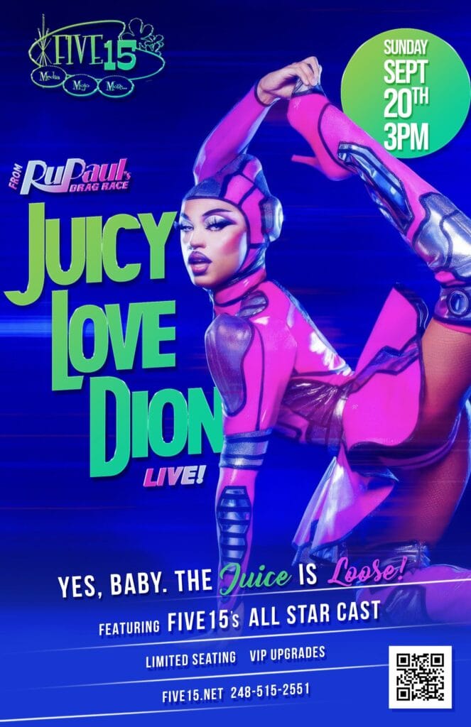 Juicy Love Dion LIVE! from RuPaul's Drag Race