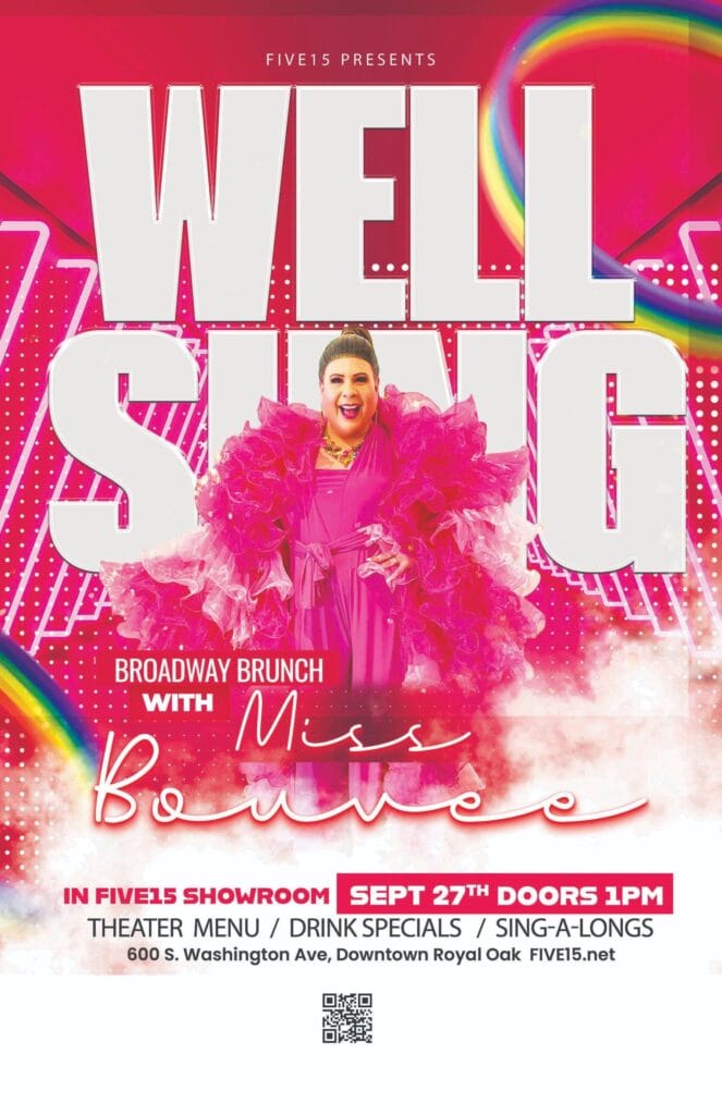 WELL SUNG: BROADWAY BRUNCH WITH MISS BOUVEE!