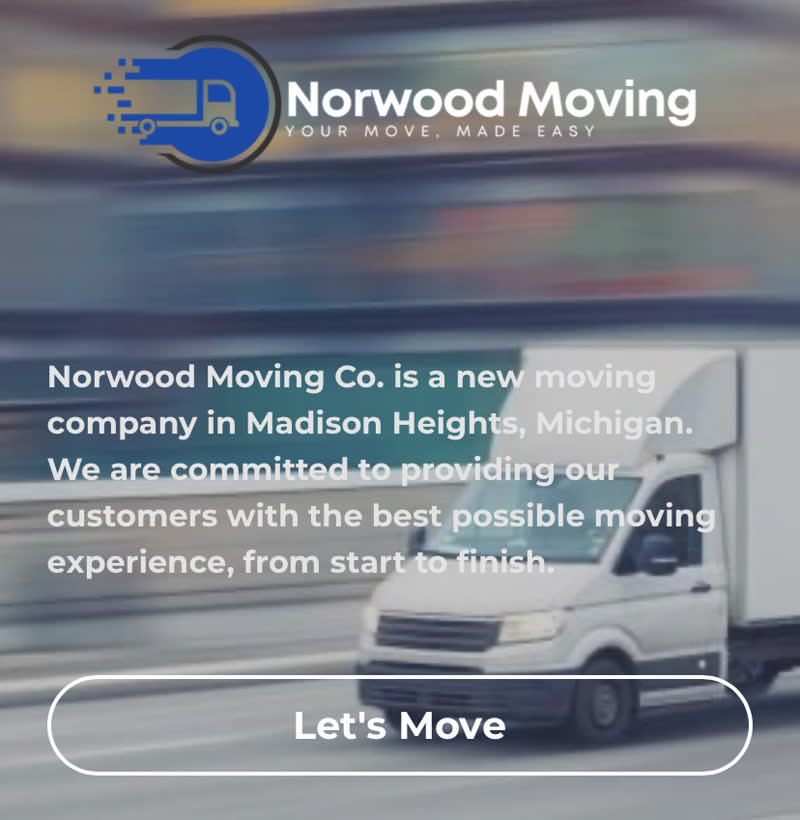 Norwood Moving Company in Madison Heights